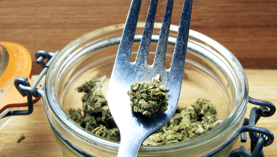 Assortment of homemade cannabis edibles